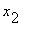 x[2]