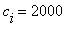 c[i] = 2000