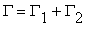 Gamma = Gamma[1]+Gamma[2]
