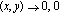 proc (x, y) options operator, arrow; 0, 0 end proc