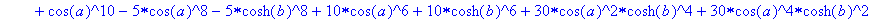x_function := proc (a, b) -1-20*cos(a)^2*cosh(b)^2-...
