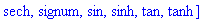 [`*`, `+`, `-`, `/`, `^`, arccos, arccosh, arccot, ...