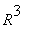 R^3