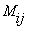 M[ij]