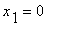 x[1] = 0