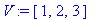 V := vector([1, 2, 3])