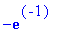 -exp(-1)