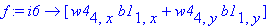 f := proc (i6) options operator, arrow; [w4[4,x]*b1...