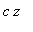 c*z