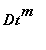 Dt^m