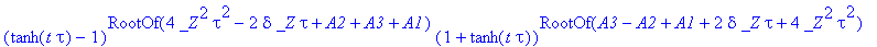 xi(t) = _C1*hypergeom([-RootOf(A1-_Z*tau^2+_Z^2*tau^2)+1+RootOf(4*_Z^2*tau^2-2*delta*_Z*tau+A2+A3+A1)+RootOf(A3-A2+A1+2*delta*_Z*tau+4*_Z^2*tau^2), RootOf(A3-A2+A1+2*delta*_Z*tau+4*_Z^2*tau^2)+RootOf(A...