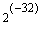 2^(-32)