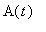 A(t)