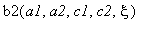 b2(a1,a2,c1,c2,xi)