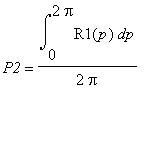 P2 = Int(R1(p),p = 0 .. 2*Pi)/2/Pi