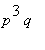 p^3*q