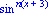 sin^n(x+3)