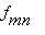 f[mn]