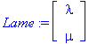 Lame := Vector(%id = 3187196)
