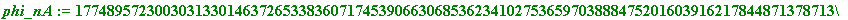 phi_nA := 177489572300303133014637265338360717453906630685362341027536597038884752016039162178448713787133300960767854713439502361607784800000