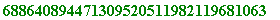 dA := 139674877486852448960104559964304834517863103368789865601129405352460195187384319290539452902764808688640894471309520511982119681063