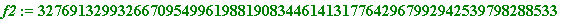 f2 := 32769132993266709549961988190834461413177642967992942539798288533