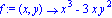 f := proc (x, y) options operator, arrow; x^3-3*x*y^2 end proc
