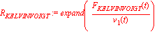 R[KELVINVOIGT] := expand(F[KELVINVOIGT](t)/v[1](t))