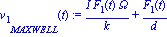 v[1][MAXWELL](t) := I*F[1](t)*Omega/k+F[1](t)/d