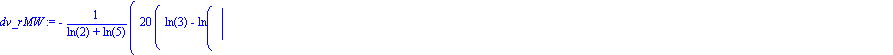 dv_rMW := -20*(ln(3)-ln(abs((1083*Pi^5*f^4+10312500000000*Pi^2*f^2+187500000*Pi*f^2-1567187500000000*I*Pi*f-2343750000000000+7837500000*I*Pi^4*10^(1/2)*f^3+1191062500000*10^(1/2)*Pi^3*f^2-178125000000...