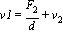 v1 = F[2]/d+v[2]