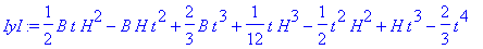 IyI := 1/2*B*t*H^2-B*H*t^2+2/3*B*t^3+1/12*t*H^3-1/2*t^2*H^2+H*t^3-2/3*t^4
