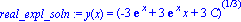real_expl_soln := y(x) = (-3*exp(x)+3*exp(x)*x+3*C)^(1/3)
