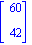 Vector[column]([[60], [42]])