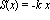 S(x) = -k*x