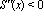 `S''`(x) < 0