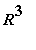 R^3