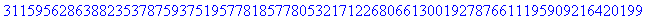 Pi = 3.14159265358979323846264338327950288419716939...