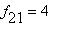 f[21] = 4