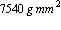 7540*g*mm^2