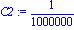 C2 := 1/1000000