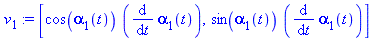 [cos(alpha[1](t))*(diff(alpha[1](t), t)), sin(alpha[1](t))*(diff(alpha[1](t), t))]