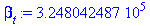 beta[t] := 324804.2487