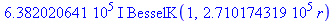 638202.0641*I*BesselK(1, 271017.4319*r)