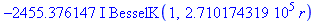 -2455.376147*I*BesselK(1, 271017.4319*r)