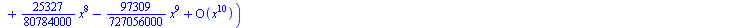 y(x) = `+`(`*`(_C1, `*`(`^`(x, `/`(1, 2)), `*`(series(`+`(1, `-`(`*`(`/`(3, 4), `*`(x))), `*`(`/`(7, 32), `*`(`^`(x, 2))), `-`(`*`(`/`(133, 1920), `*`(`^`(x, 3)))), `*`(`/`(247, 10240), `*`(`^`(x, 4))...