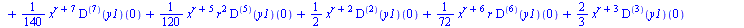 `+`(`*`(`^`(x, `+`(r, 2)), `*`(r, `*`(((`@@`(D, 2))(y1))(0)))), `*`(`/`(1, 4), `*`(`^`(x, `+`(r, 4)), `*`(r, `*`(((`@@`(D, 4))(y1))(0))))), `*`(`^`(x, r), `*`(y1(0))), `*`(`/`(1, 15), `*`(`^`(x, `+`(r...