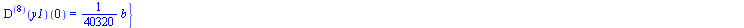 {((`@@`(D, 5))(y1))(0) = `+`(`*`(`/`(1, 120), `*`(b))), ((`@@`(D, 3))(y1))(0) = `+`(`*`(`/`(1, 6), `*`(b))), ((`@@`(D, 7))(y1))(0) = `+`(`*`(`/`(1, 5040), `*`(b))), ((`@@`(D, 2))(y1))(0) = `+`(`*`(`/`...