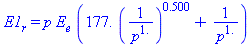 E1[r] = p*E[e]*(177.*(1/p^1.)^.500+1/p^1.)
