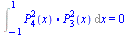 Int(`.`(LegendreP(4, 2, x), LegendreP(3, 2, x)), x = -1 .. 1) = 0